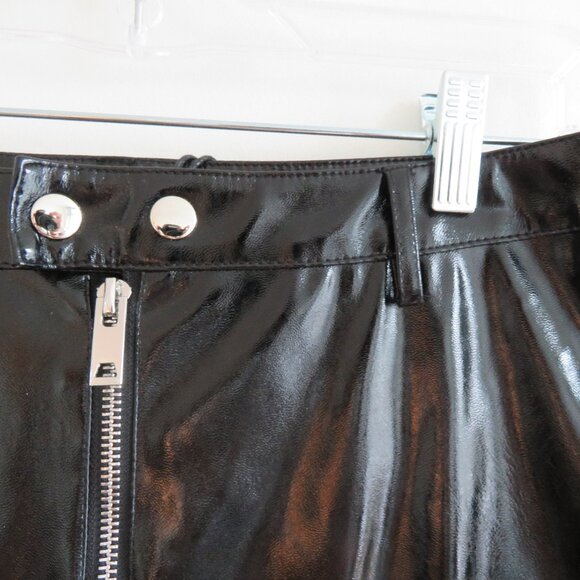 I.AM.GIA Nikole Black Faux Vegan Patent Leather Pants - Women's Size M NWT - Picture 5 of 16
